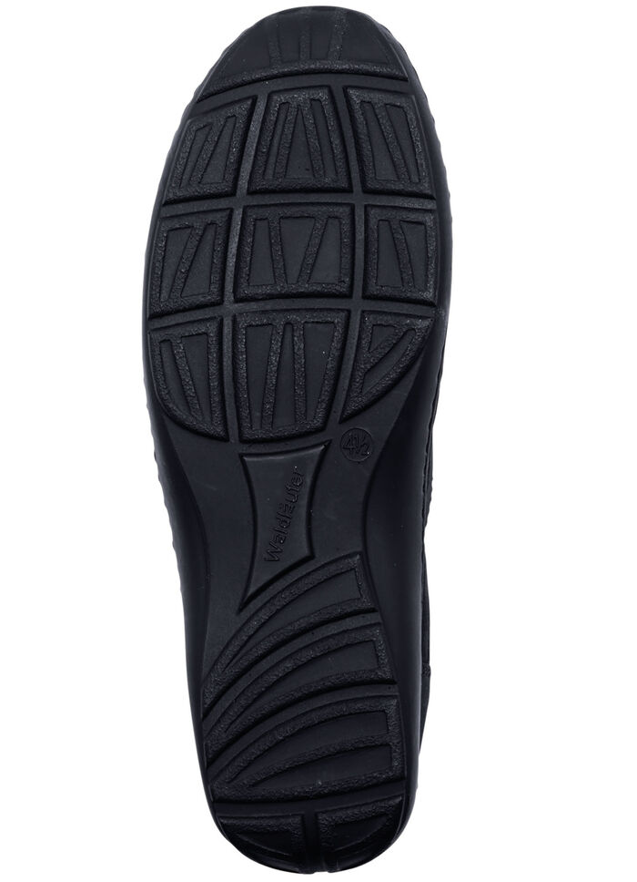 Waldläufer pantoffels met leren massagevoetbed MARINE