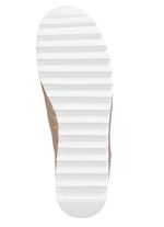 Waldl&auml;ufer vetersneakers van effectief nubuckleer met reli&euml;f 