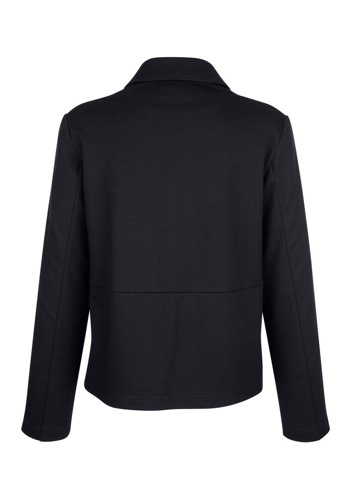 Blazer met overhemdkraag 