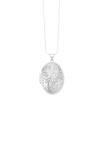Elegante medaillon van zilver 925/- fijn 