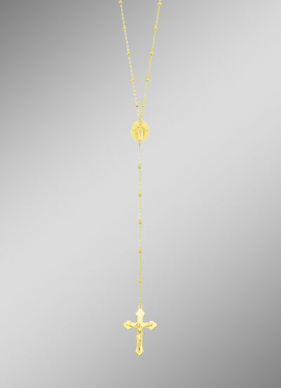 Rozenkrans ankerketting gemaakt van goud 