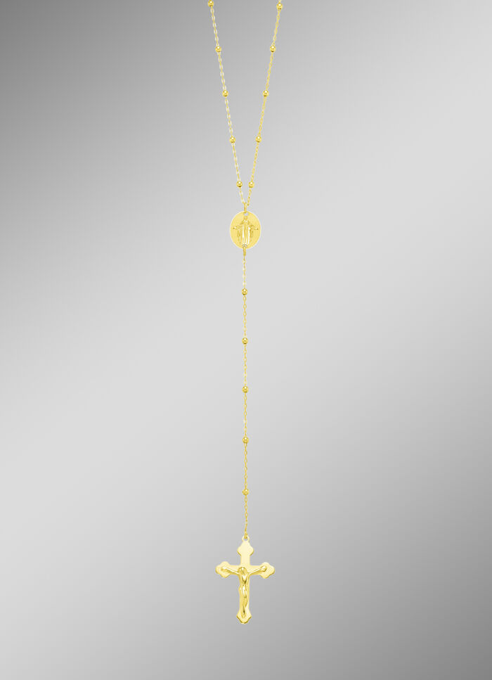 Rozenkrans ankerketting gemaakt van goud 