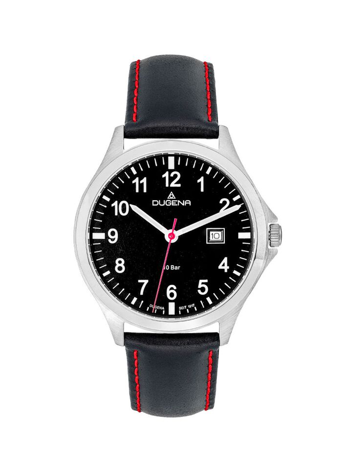 Herenhorloge met roestvrijstalen kast 