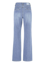Jeans met plooien HELLBLAU