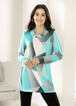 Lang shirt met casual col 