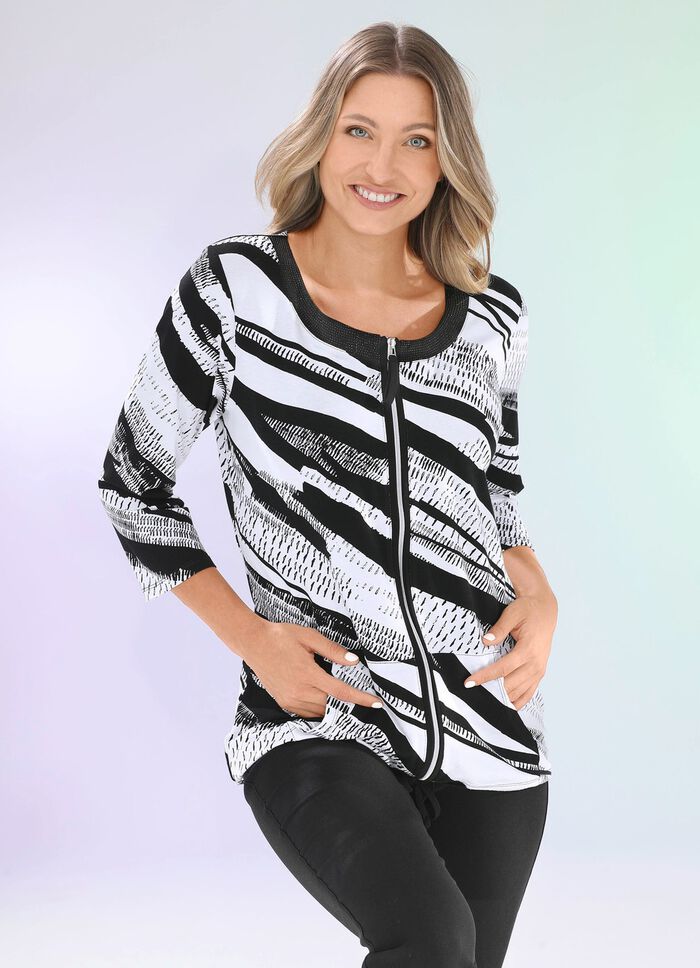 Jasje met doorlopende rits 