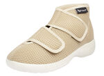 Klittenbandlaarzen voor dames en heren BEIGE