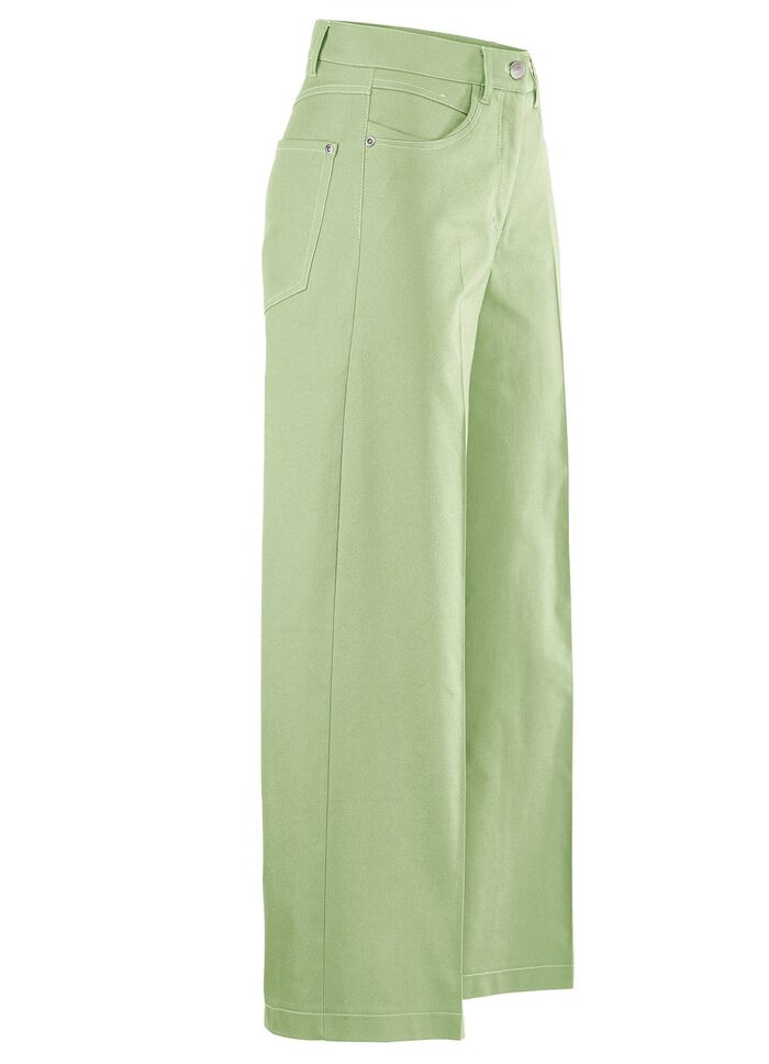 Culottes met modieuze wijde pijpen 