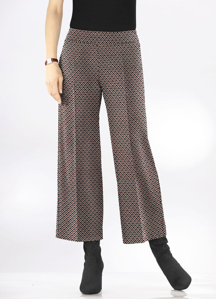 Culottes in een comfortabel instapmodel BEIGE-ZWART-ROOD