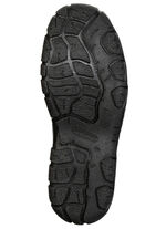 GINO GALANTE, klassieke herenpantoffels, met uitneembaar voetbed ZWART