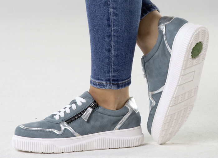 ELENA EDEN sneakers met contrasterende biezen JEANS