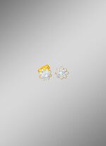 Oorstekers met briljant geslepen diamanten 