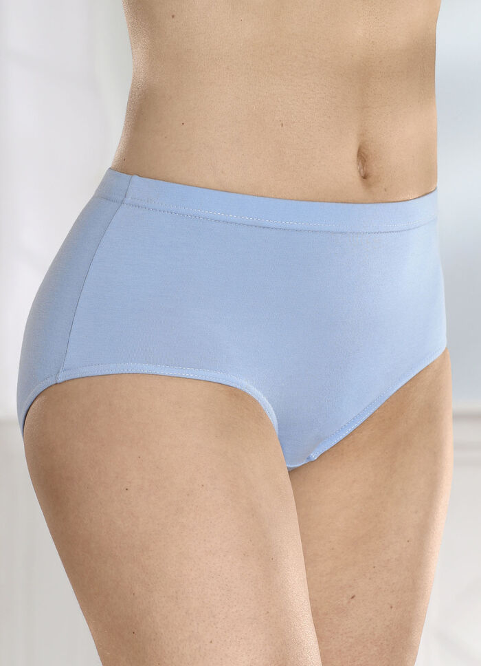 Set van vier slips met elastische band 