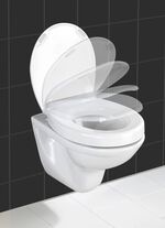 Toiletzitting met verhoogde zitting 