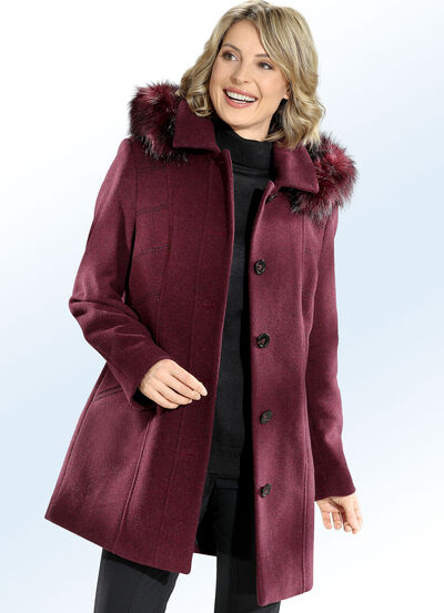 Jas met afneembare capuchon 