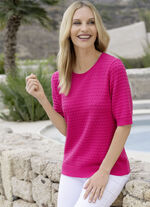 Trui met gestructureerd dessin 