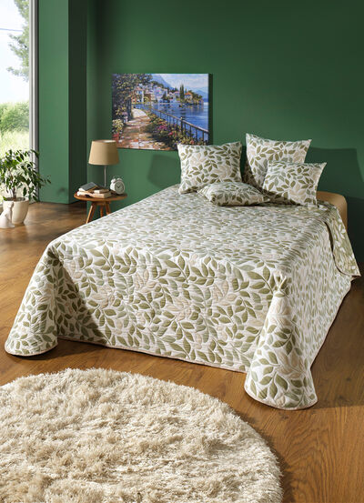 Hoogwaardige sprei met lintbinding 