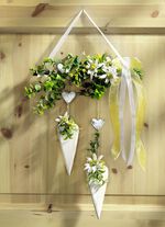 Deurhanger met edelweissbloemen 