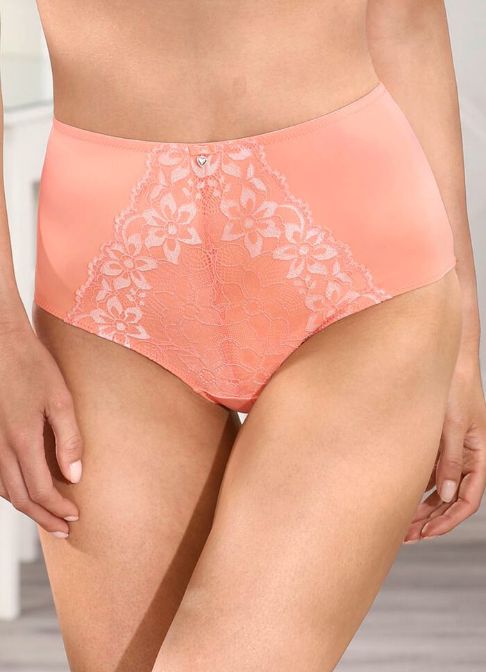 Sassa set van twee slips met elastische kant 