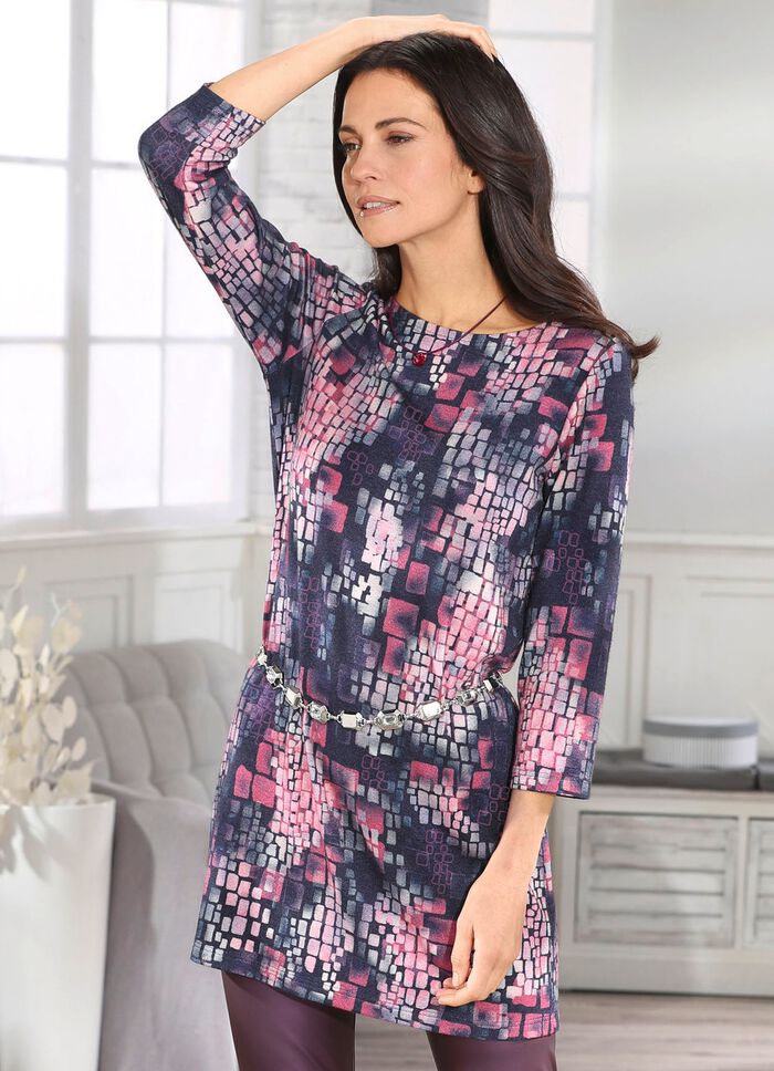 Gebreide tuniek van fijn breisel 