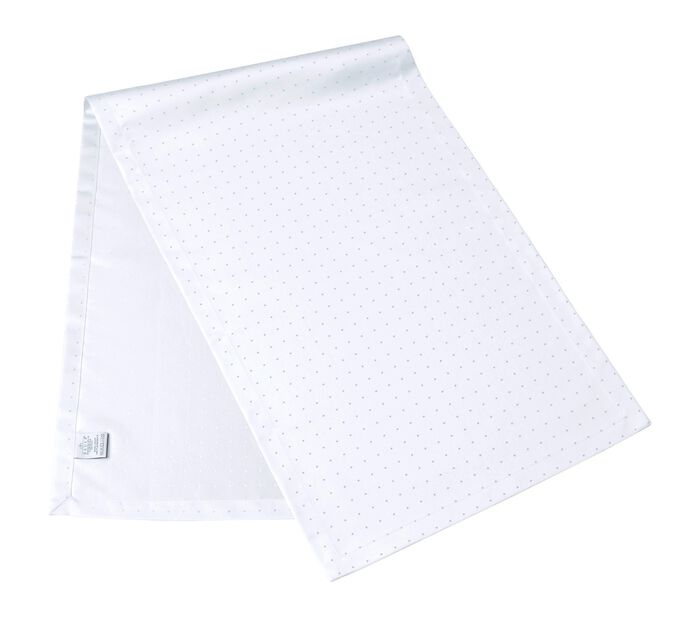 Hoogwaardige damast tafelkleden van Curt Bauer WIT