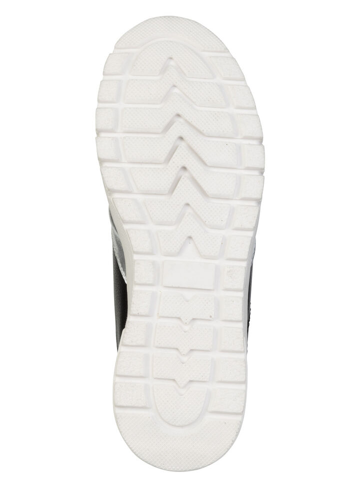 ELENA EDEN, comfortabele damessneakers, breedte H, met uitneembaar voetbed SCHWARZ