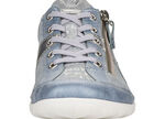 Remonte sneakers met bedrukte rand LICHTBLAUW-ZILVER