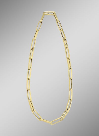 Interessante schakelketting van goud 