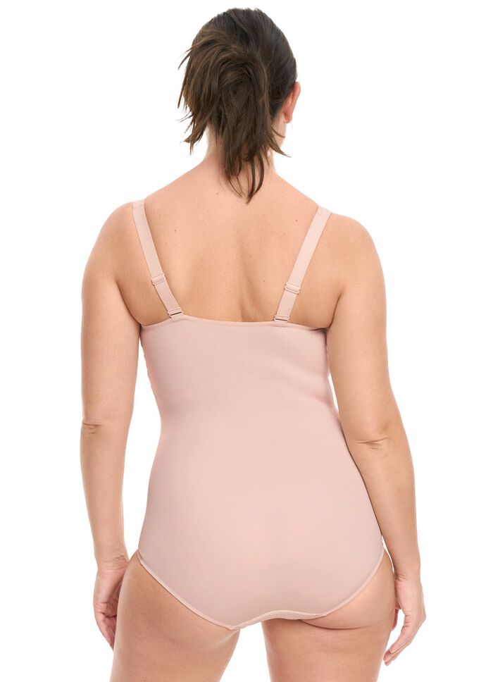 Susa broekcorselet met een mooi jacquarddessin ZAND