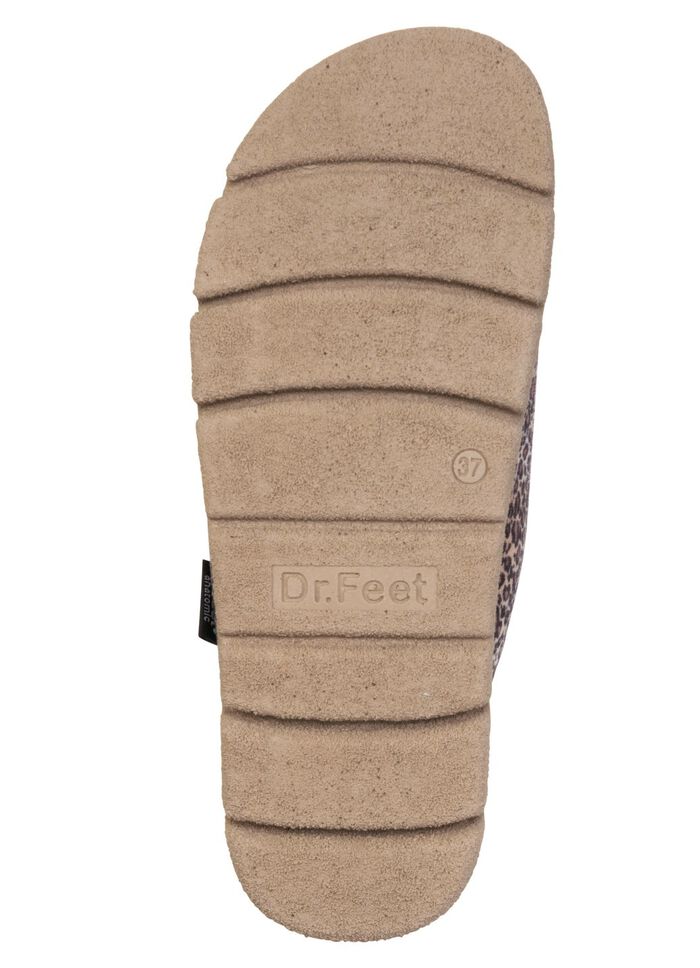 Laurina, modieuze damespantoffels, met pluche 