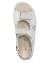 Waldläufer, comfortabele damessandalen, breedte H, met uitneembaar voetbed NATUURWIT