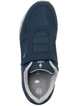 Slippers gemaakt van nubuck en textielmateriaal MARINE