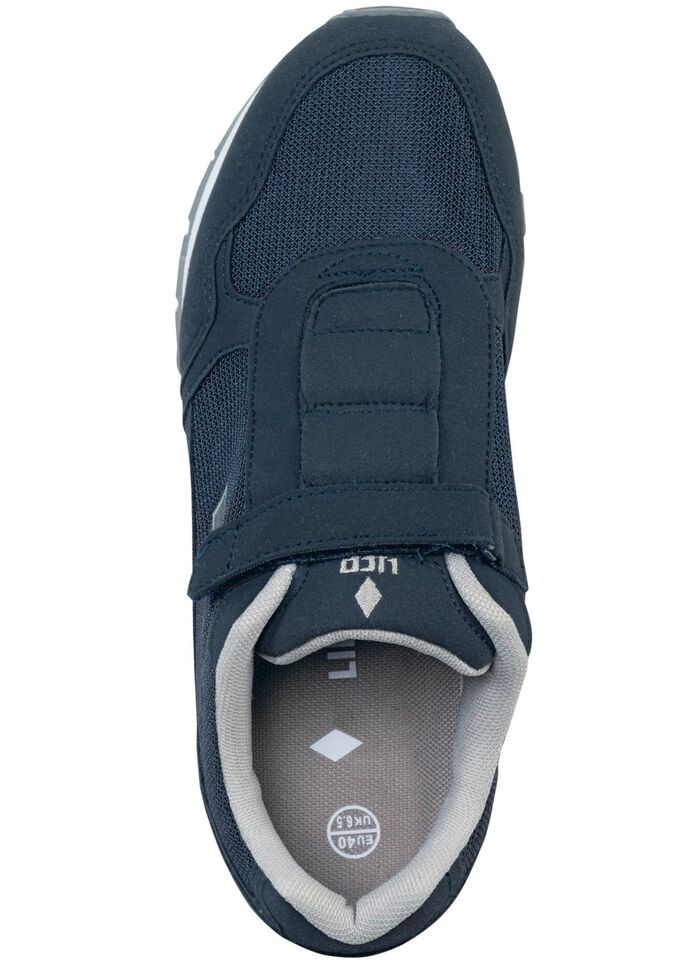 Slippers gemaakt van nubuck en textielmateriaal MARINE