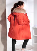 Korte jas met verstelbare capuchon 