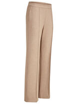 Broeken in modieuze breedte CAMEL MELANGE