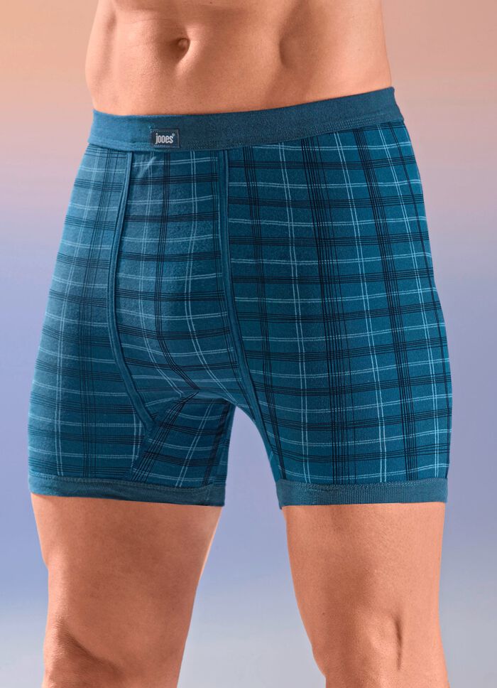 Vierpack geruite onderbroeken 