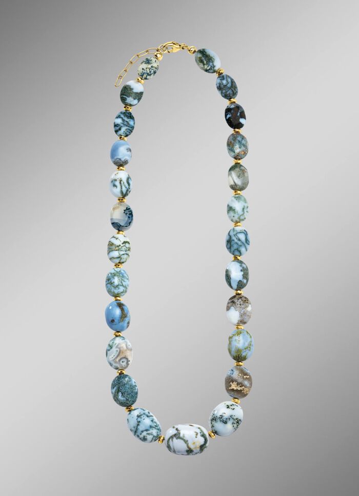 Stralende set met opaal en hematiet 