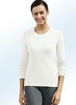 Combinatievriendelijk overhemd NATUURWIT