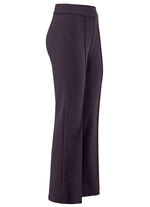 Enkellange pull-on broek AUBERGINE