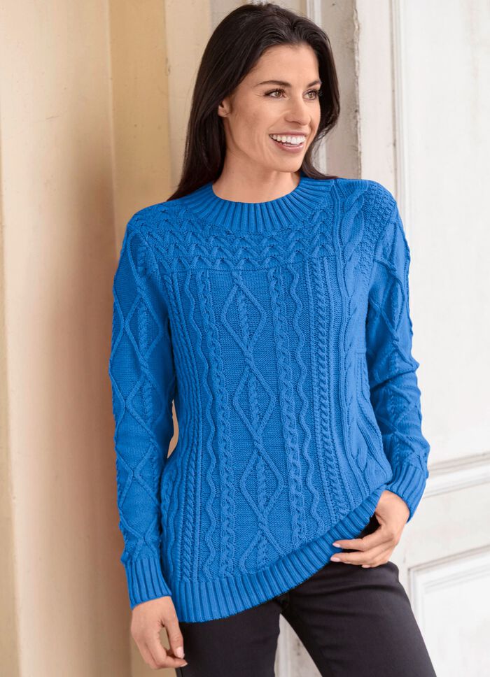 Trui van gerecycled katoen 