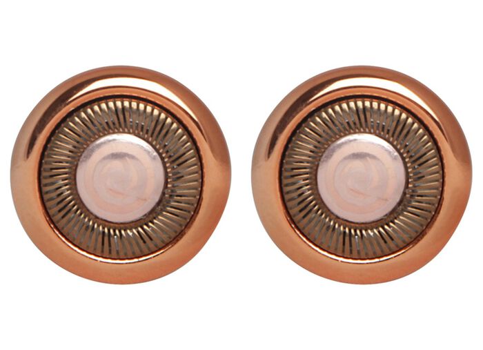 2 reservehoofden voor Roxy Pocket Shaver haarverwijderaar 