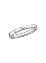 Elegante trouwring van platina 