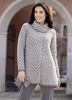 Cardigan met uitgebreide details 