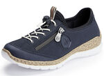 Rieker, sportieve damessneakers, met MemoSoft binnenzool DONKERBLAUW