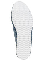 Andrea Conti, klassieke damespantoffels, breedte G, met uitneembaar voetbed BLAU