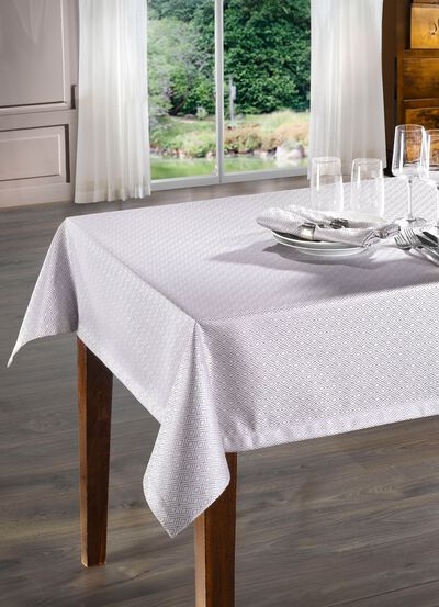 Damast tafeldecoratie van hoge kwaliteit 