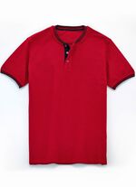 Shirt in 3 kleuren DUNKELROT