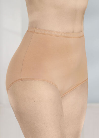 Vijf-pack slips met decoratieve elastische tailleband 