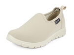 Pantoffel met elastische instap BEIGE