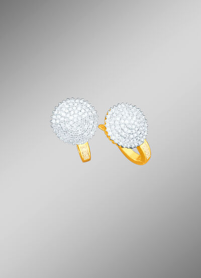 Hoge kwaliteit diamanten oorbellen met 188 diamanten 